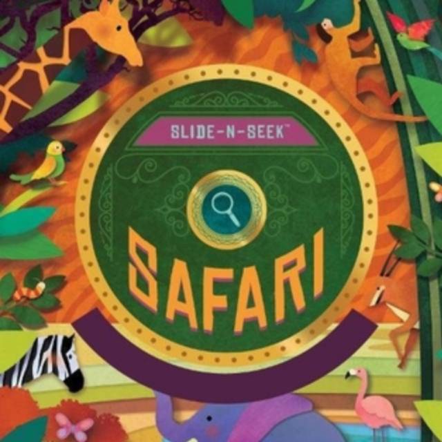 

Slide-N-Seek Safari: A Sliding Wheel and Hidden Picture Book (Hardcover)