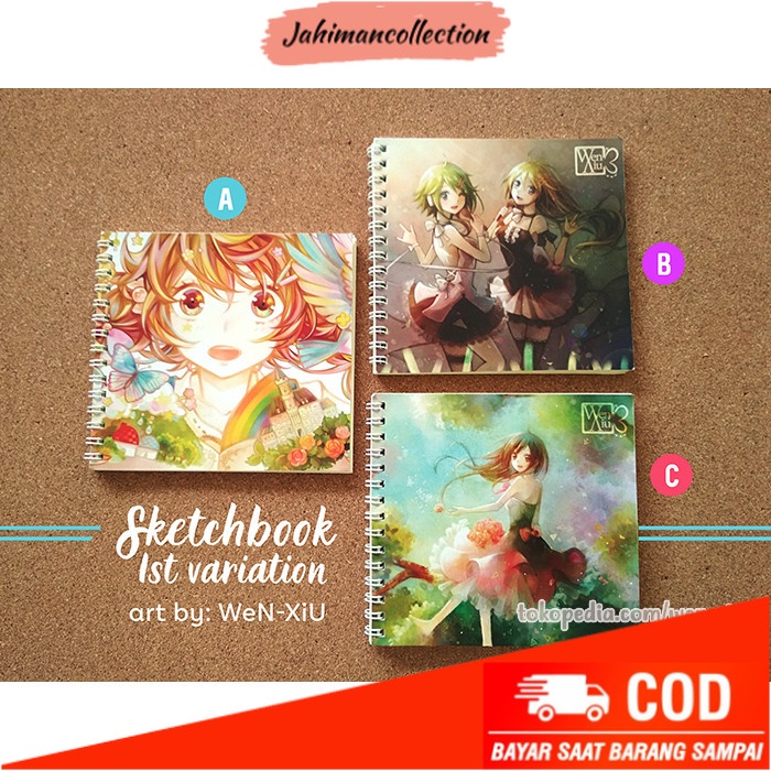 

✨ BISA COD ✨ Sketchbook - Buku Gambar - Original Art / Vocaloid