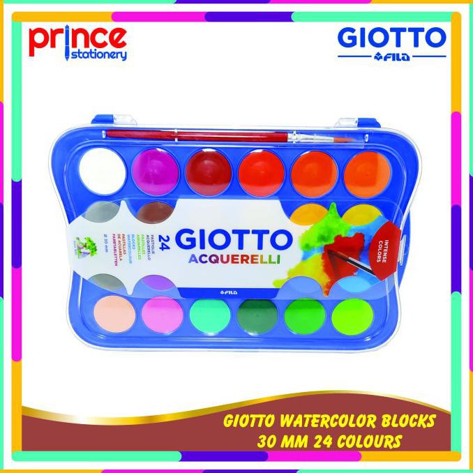 

Ready Oke] Giotto Watercolour Blocks / Cat Air Giotto 30 Mm 24 Warna