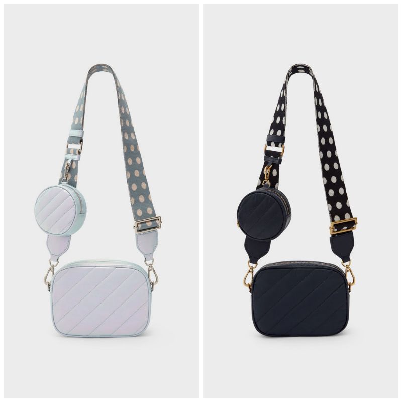 Tas Wanita C**K Chailly Panelled Crossbody Pouch & Bag
