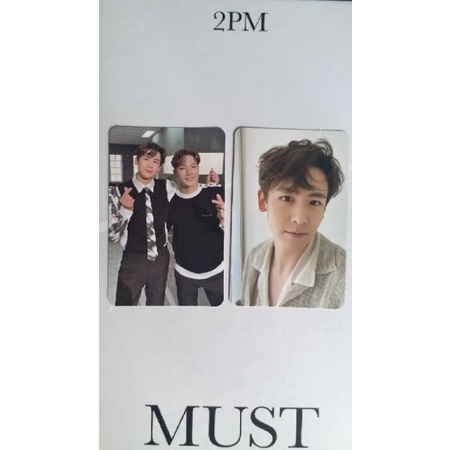 [READY] 2PM MUST PHOTOCARD NICHKHUN JUN. K KIM MINJUN TAECYEON JUNHO WOOYOUNG CHANSUNG (2PM PC)