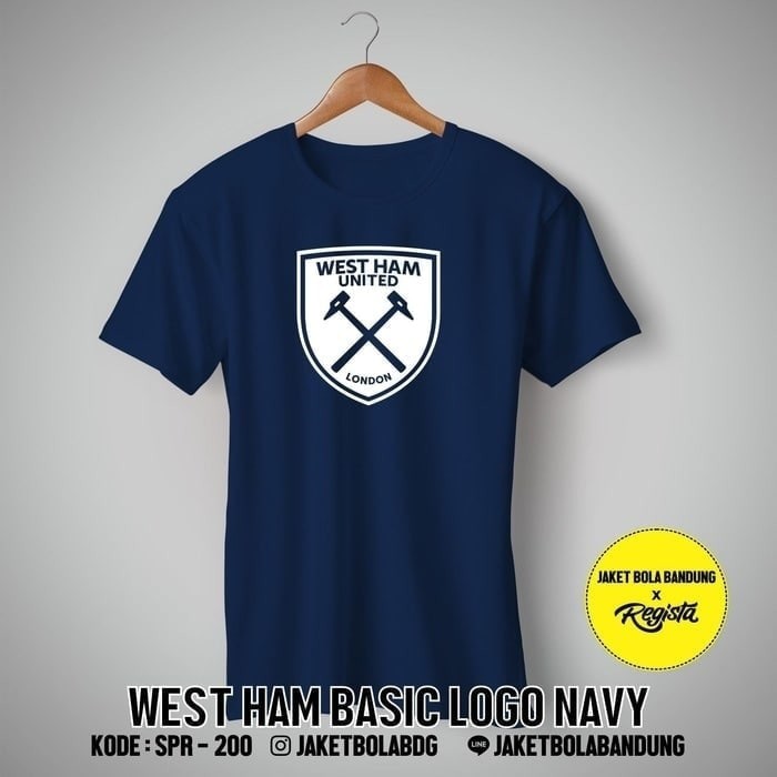 Kaos Tshirt Baju Combed 30S Distro Westham United