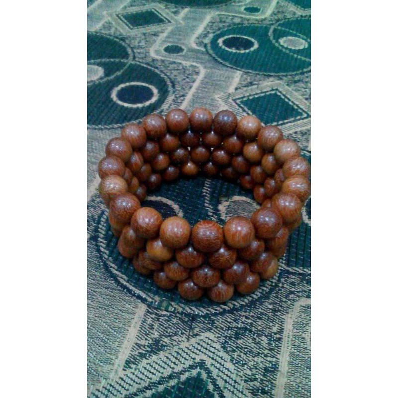 gelang kayu ulin menang ukuran 10mm