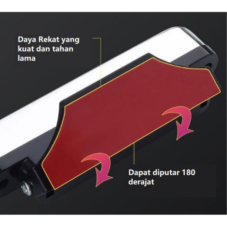 Lampu LED Sepeda Motor Mobil Dengan Tenaga Angin Tanpa Batere - LWP001