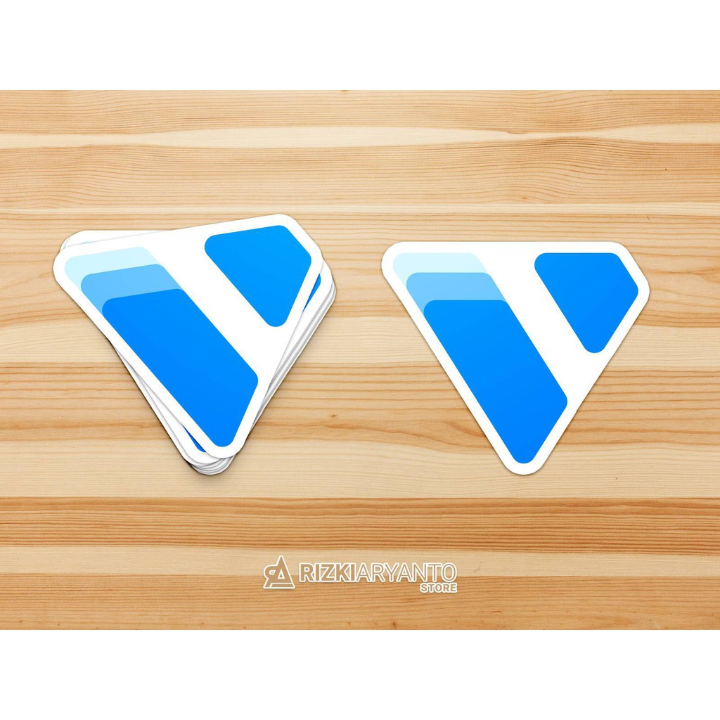 Sticker - Stiker Logo Vultr Without Wordmark Untuk PC Laptop HP Dll