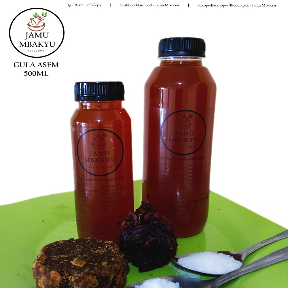 

GULA ASEM 500ML JAMU MBAKYU