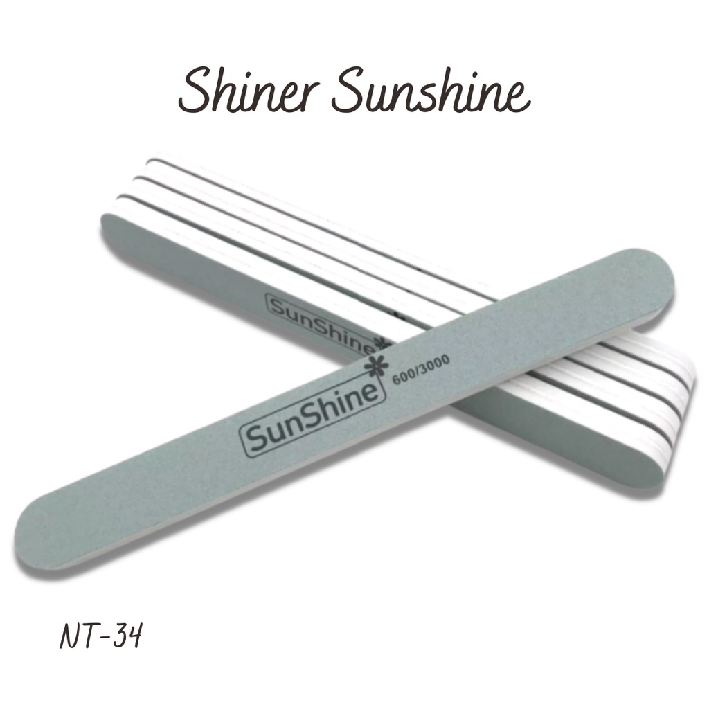 SUNSHINE nail shiner manicure pedicure buffer file pengkilap kuku