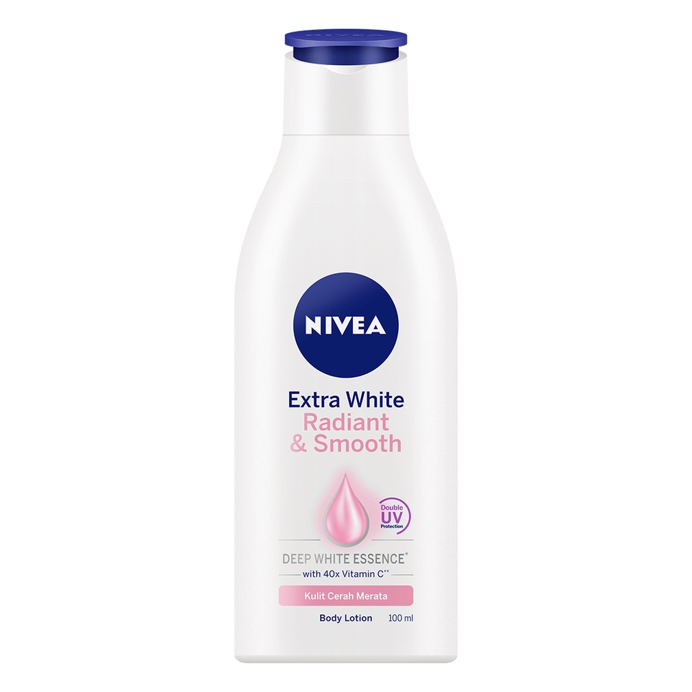 NIVEA EXTRA WHITE RADIANT &amp; SMOOTH BODY LOTION 100ML