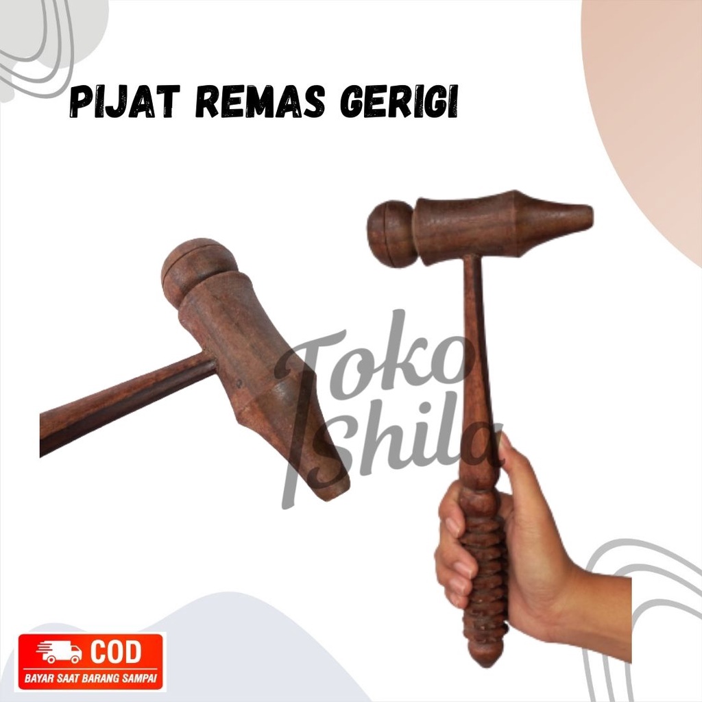 Alat Pijat Palu Remas/ Alat Pijat Kayu Refleksi