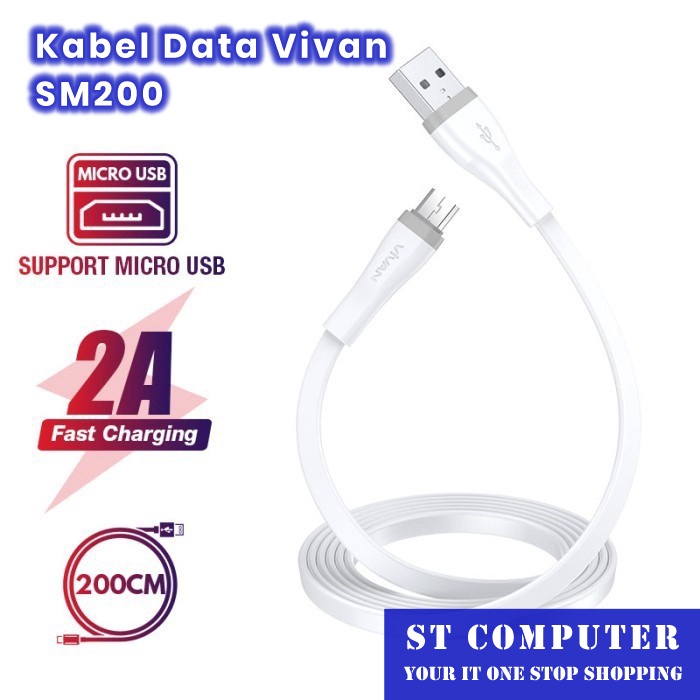 Kabel Data Vivan SM200 Micro USB