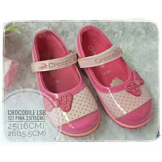 SEPATU PESTA FLATSHOES ANAK PEREMPUAN CEWE CROCODILE