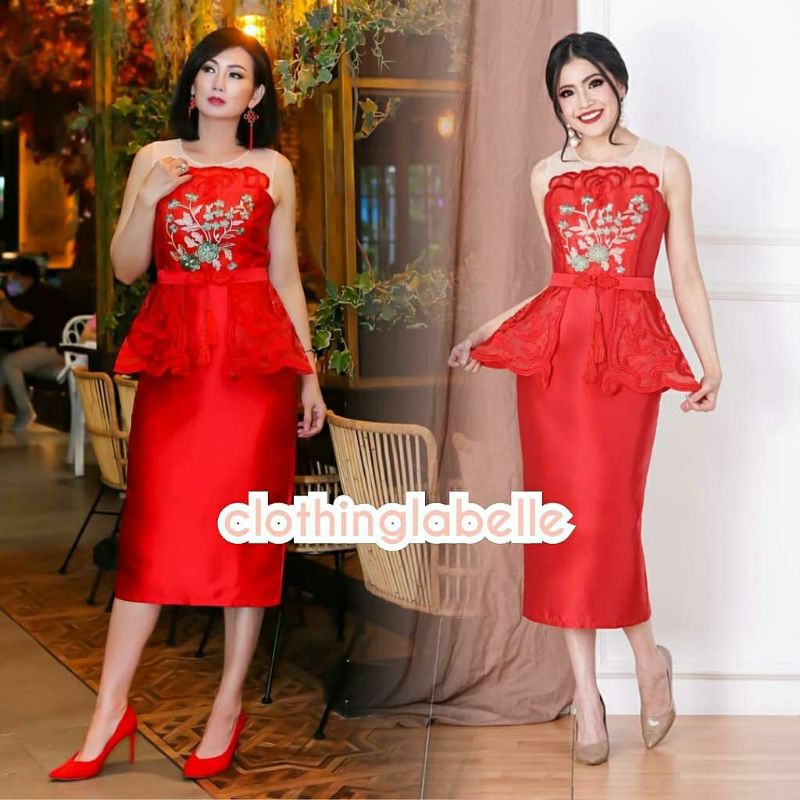 cheongsam CNY Sangjit Premium Dress
