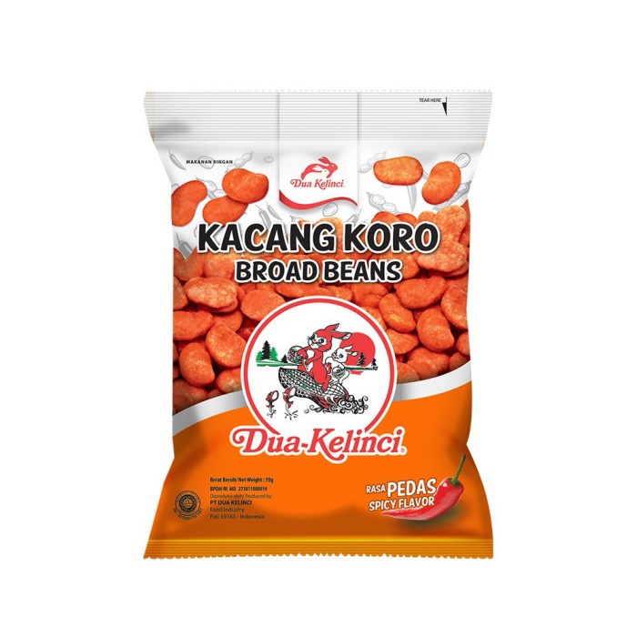 

Dua Kelinci Koroku Pedas 70 Gr