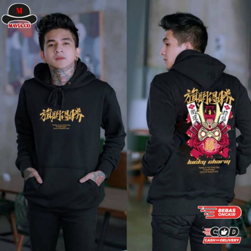 Swaeter Hoodie Lucky Charm ll Hoodie Pria Hoodie Wanita ll Hoodie Distro Murah ll Hoodie Montor