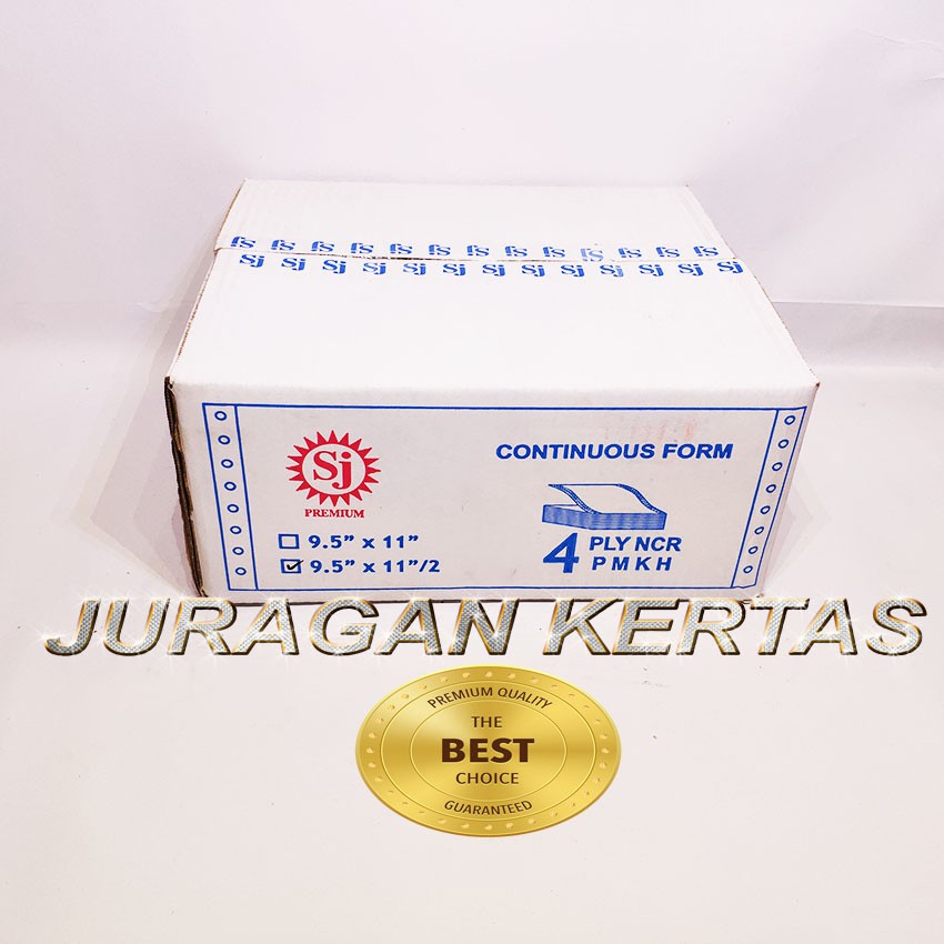 

CONTINUOUS FORM 9.5 X 11/2 4PLY SJ PREMIUM PRS - BAGI 2