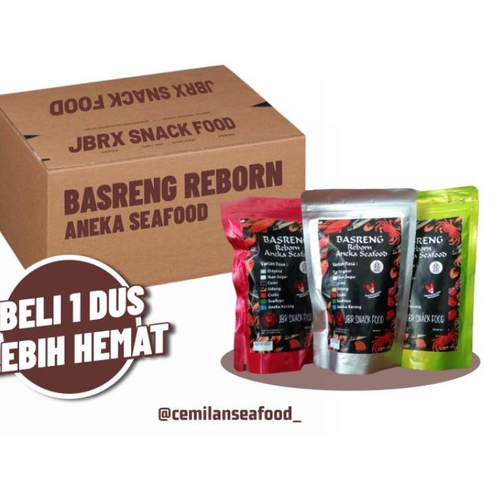 

Special sale TERLARIS CEMILAN SEAFOOD - 120GR BASRENG REBORN BERBAGAI VARIAN SEAFOOD