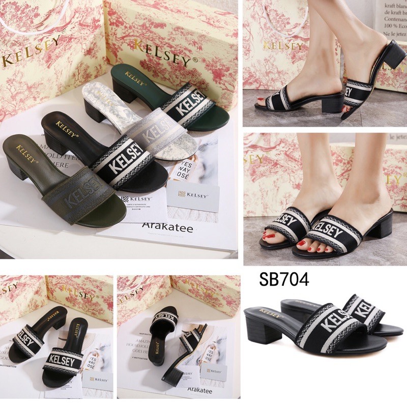 Kelsey Sandal Hak Tahu 5cm Wanita  SB704