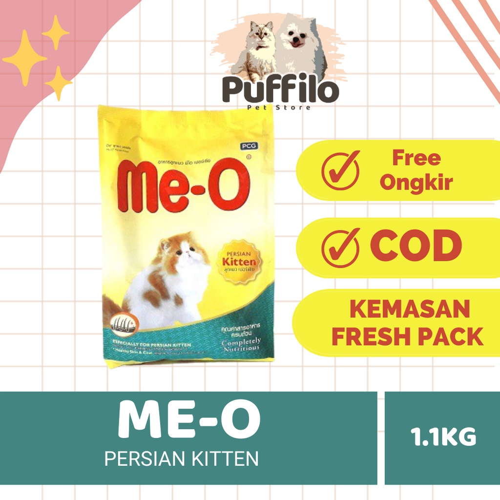 MAKANAN KUCING MEO ADULT DAN KITTEN PERSIAN 1.1KG