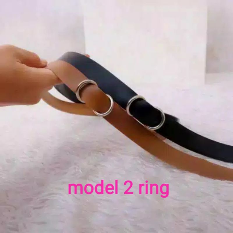 Ikat Pinggang Wanita Cewek Fashion Style Ring Belt Gesper Sabuk Iket Pinggang Wanita Cewek