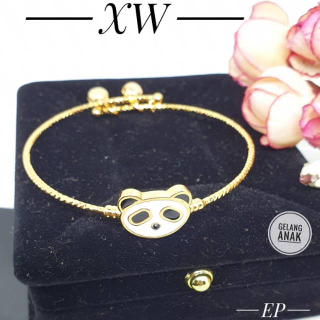 Gelang anak panda gold G06011