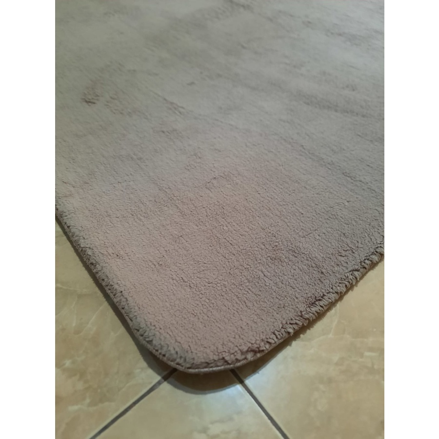 Karpet Bulu Empuk, Anti Slip Oasis by Fonix 100x150 Mocca-2
