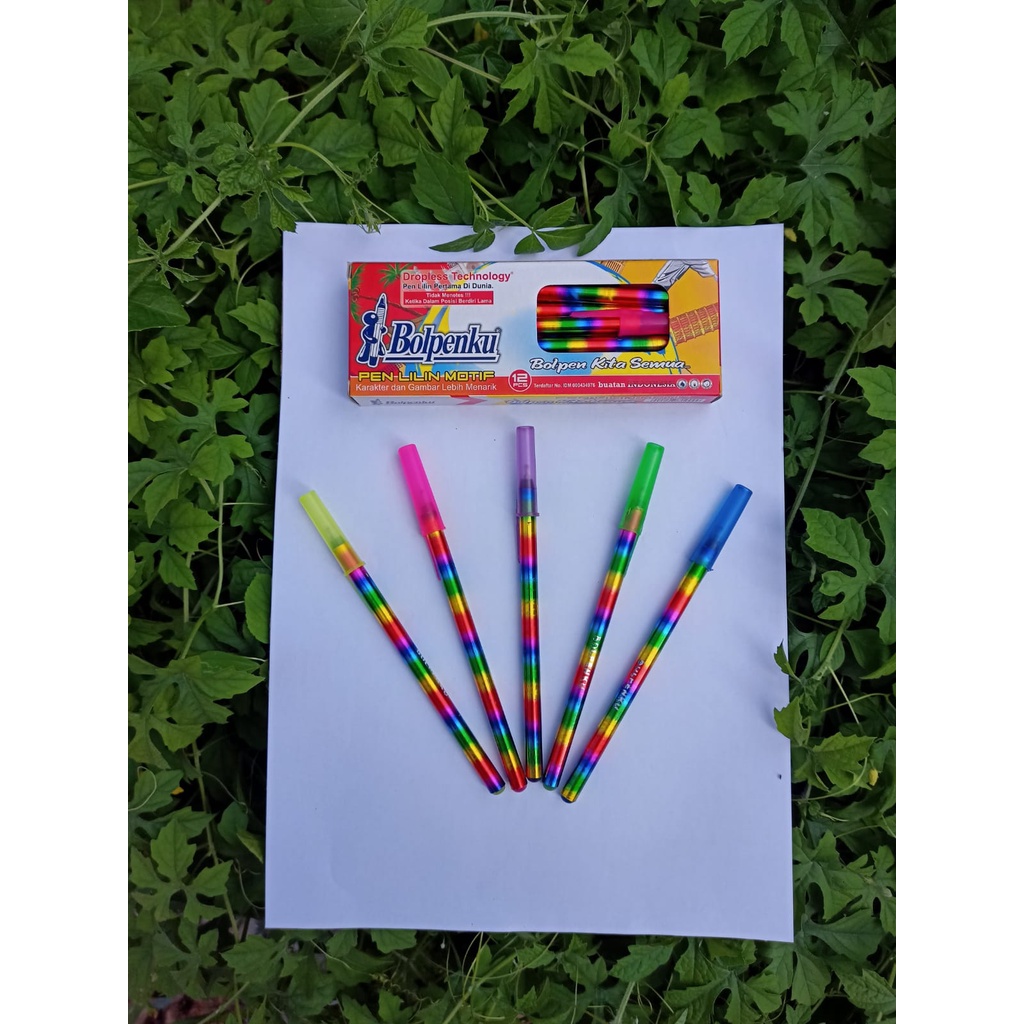 

Bolpenku/ pen lilin motif isi 12pcs