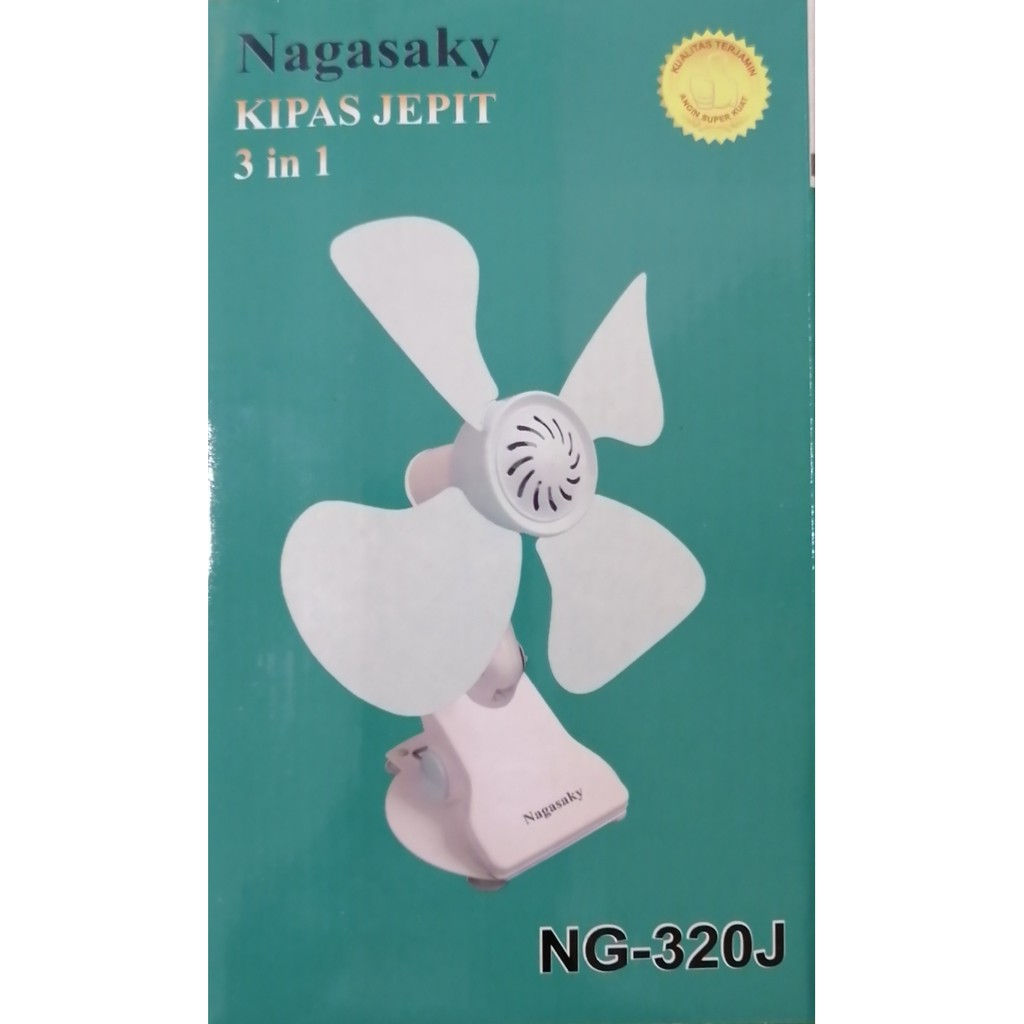 kipas angin meja dinding jepit NAGASAKY ng-320j ( 3 in 1 )