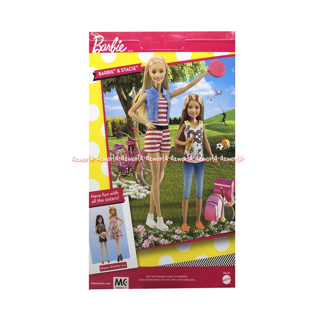 Barbie &amp; Stage And Kids Mainan Boneka Berbie Ibu Anak 2Pcs Doll Playset Toys