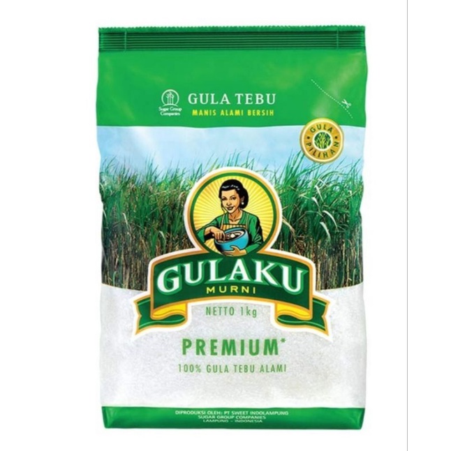 

GULAKU PREMIUM 1KG - GULA PASIR PUTIH 1KG