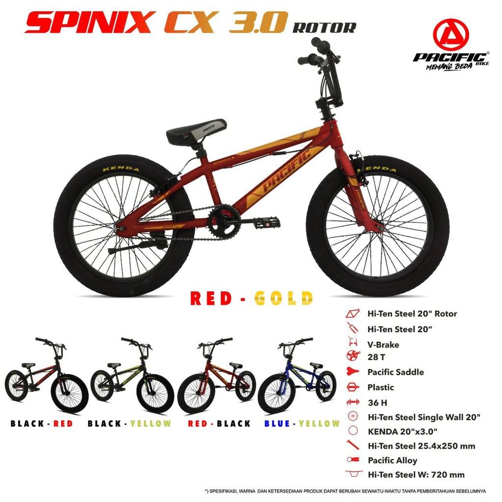 Sepeda BMX 20 Pacific Spinix Cx 3.0 Rotor