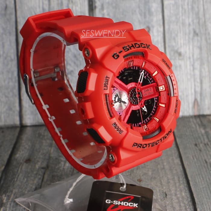 TERMURAH G Shock GA 110 Full Merah Jam tangan pria dual time digital skmei Limited
