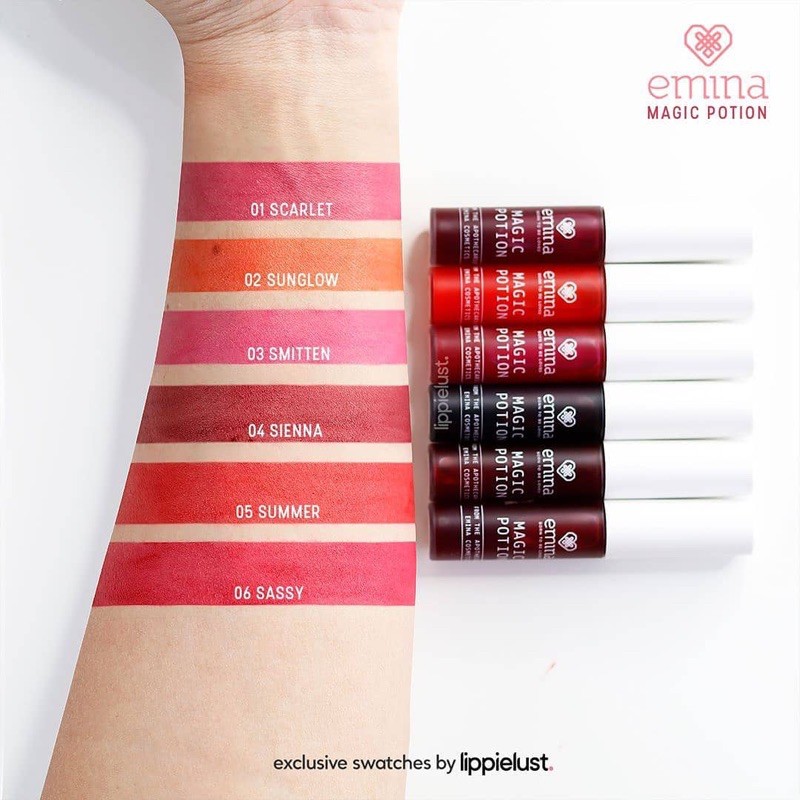 `ღ´ PHINKL `ღ´ ╰☆☆ 𝔢мιℕά ☆☆╮ Emina Magic Potion Lip Tint ala korea ombre cocok untuk remaja