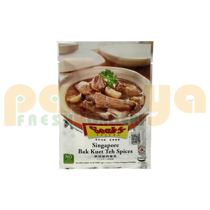 

*****] SEAH'S SINGAPORE BAK KUET TEH SPICES 32GR