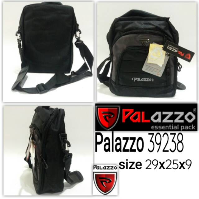 Tas palazzo slempang 39238 slempang murah palazzo hitam-hitam