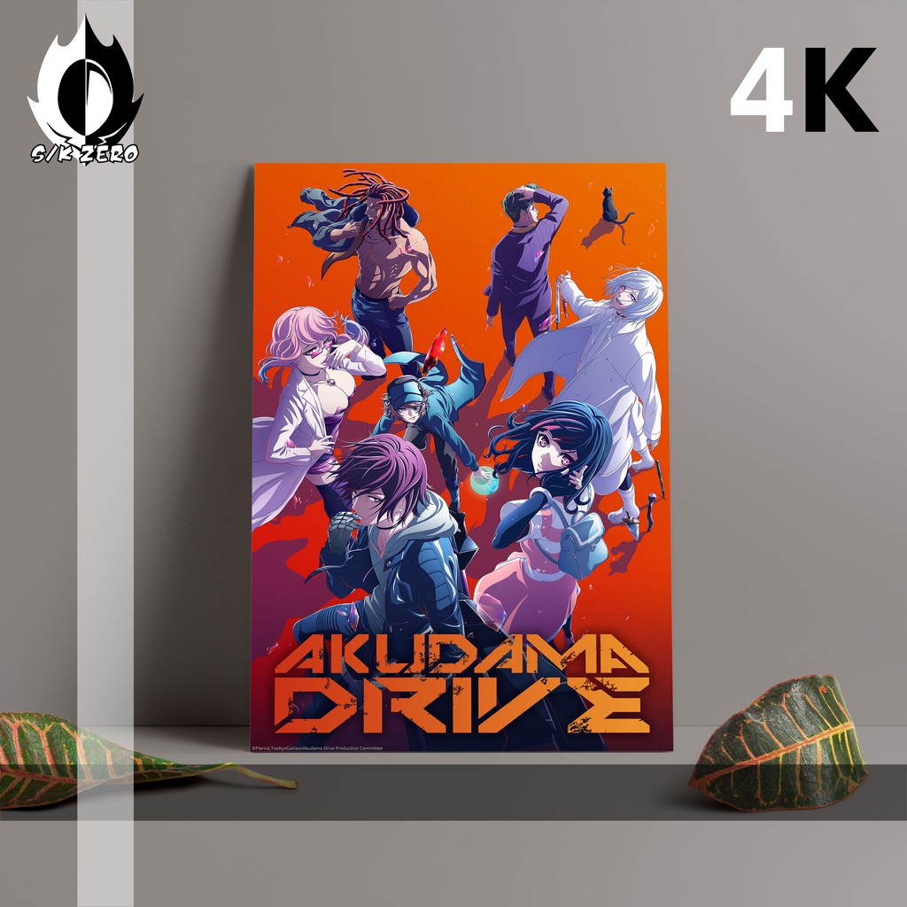 Jual Poster size A3 Anime Paling Lengkap Akudama Drive (4K) Shopee