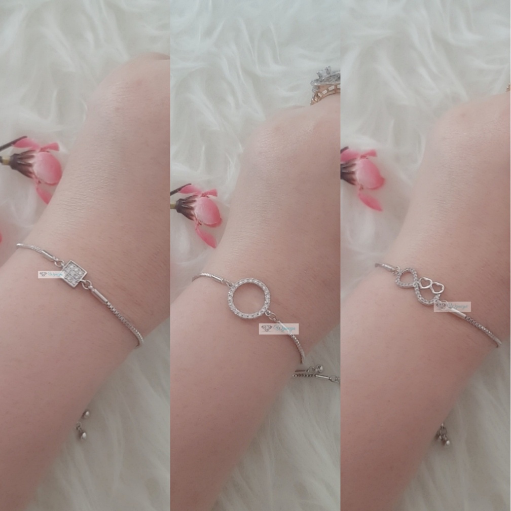 Gelang Serut Putih Xuping Mt Varian GTP217 GTP218 GTP220