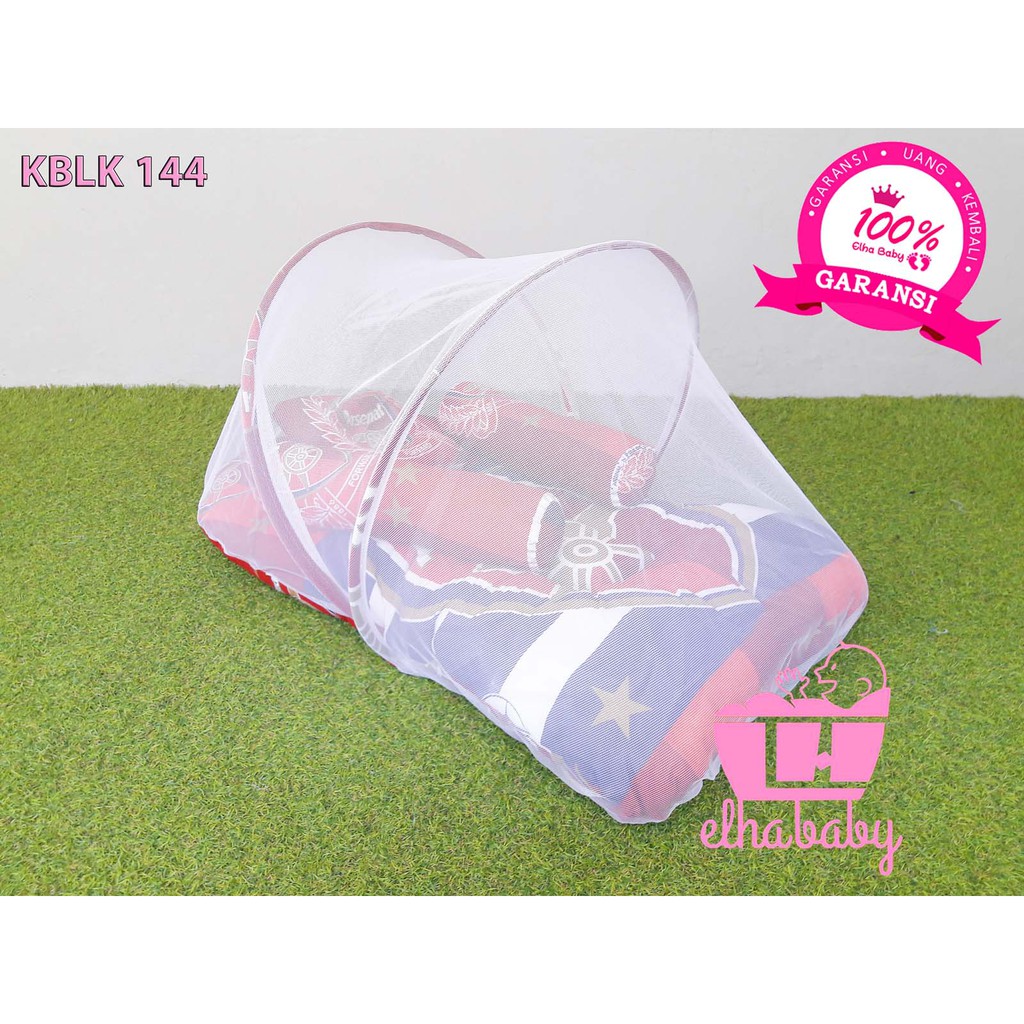 PROMO....1 Set Kasur Bayi Lengkap Kelambu Lipat Motif | Kado Unik Ibu Untuk Anak | Free Tas Lucu 144