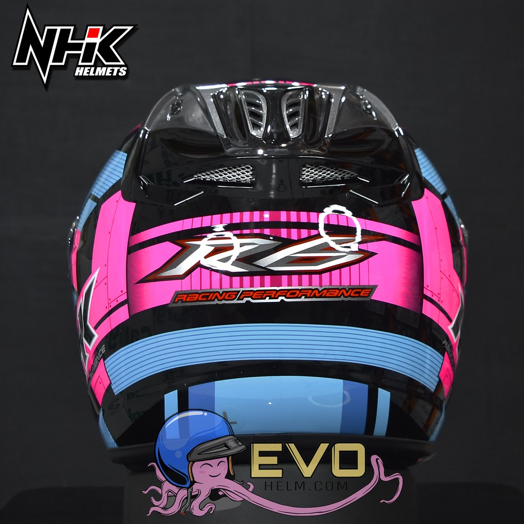 NHK R6 CUBE ORIGINAL HELM NHK HALF FACE MOTIF CUBE WARNA LENGKAP - ONGKIR 2 KG