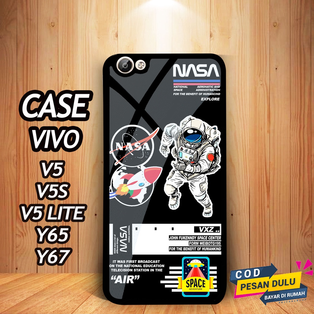 Case VIVO V5 V5S V5 LITE Y65 Y66 Y67 Y69 [ASTRONOT NASA] Fashion Case VIVO - Case Hp VIVO - Sarung H