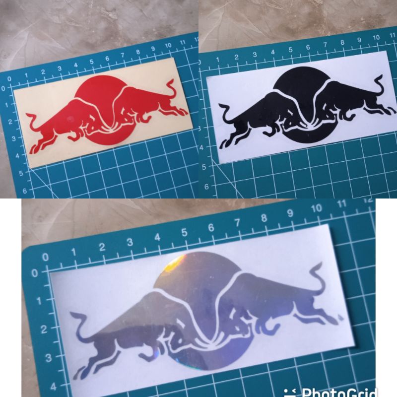 

stiker cutting redbull red bull banteng kualitas terbaik termurah