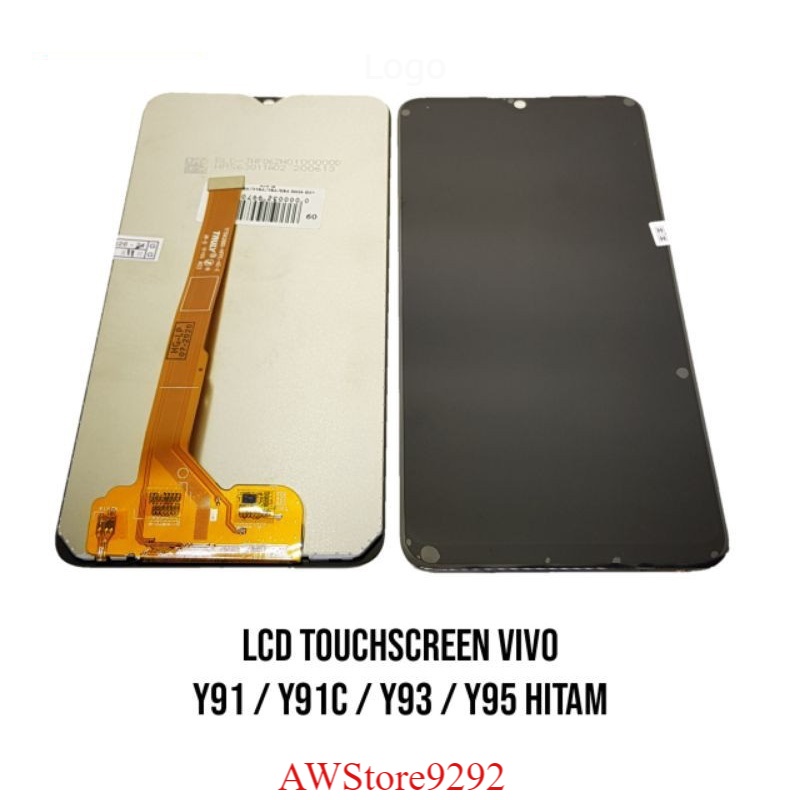 LCD TS Touchscreen Fullset VIVO Y91 Y91C Y93 Y95 1807 BLACK