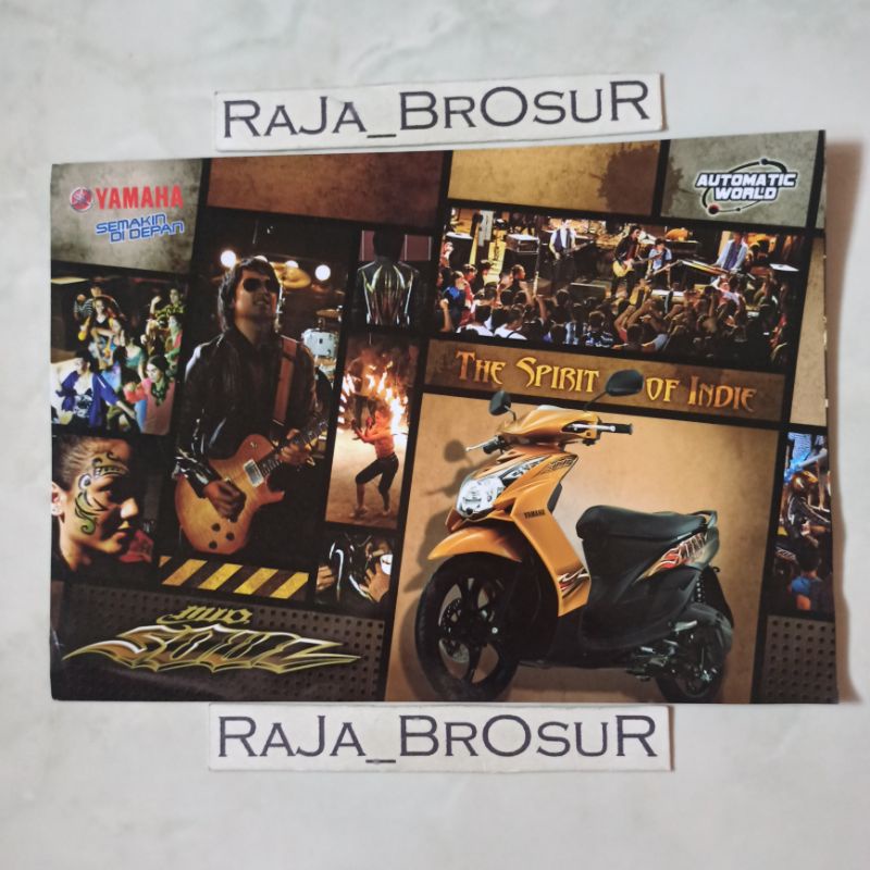 Poster brosur katalog flyer Yamaha Mio Soul 2010