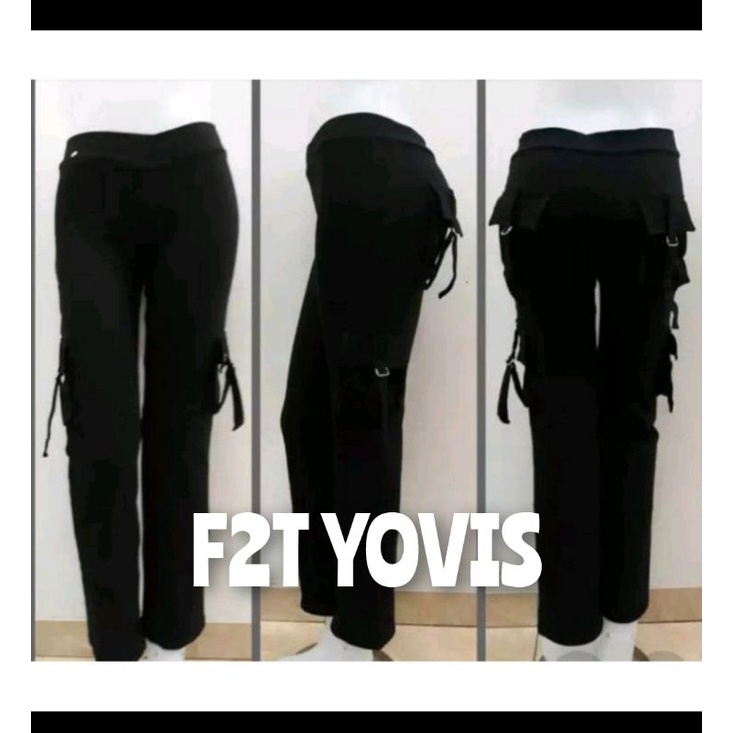 Celana Senam Kantong 4 Wanita/ celana olahraga PDL panjang wanita/ celana olahraga panjang wanita