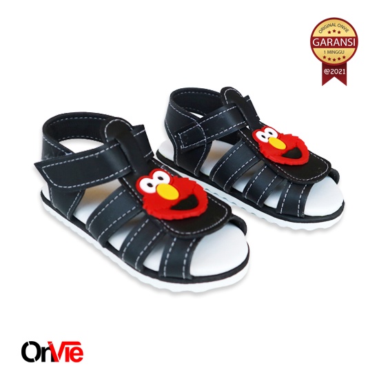 Sepatu Sandal Anak Perempuan Laki-laki Motif Elmo | Sandal Anak Onvie