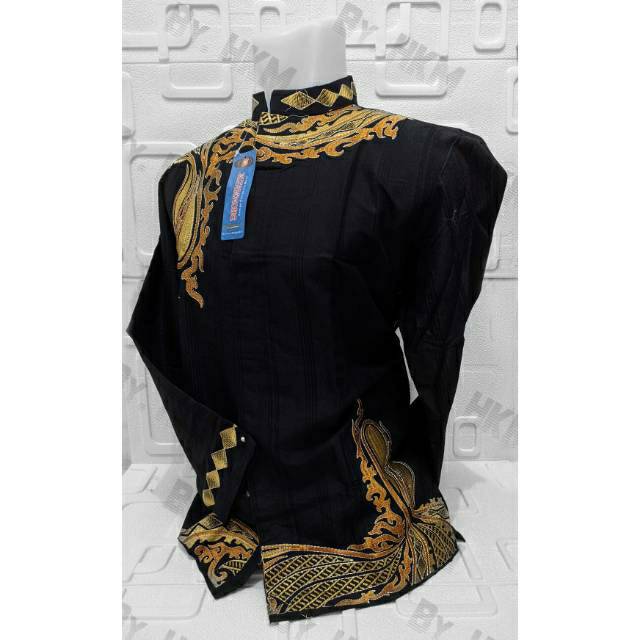 GROSIR DAN ECER BAJU KOKO POLYNOSIK LENGAN PANJANG BAHAN BENHIL