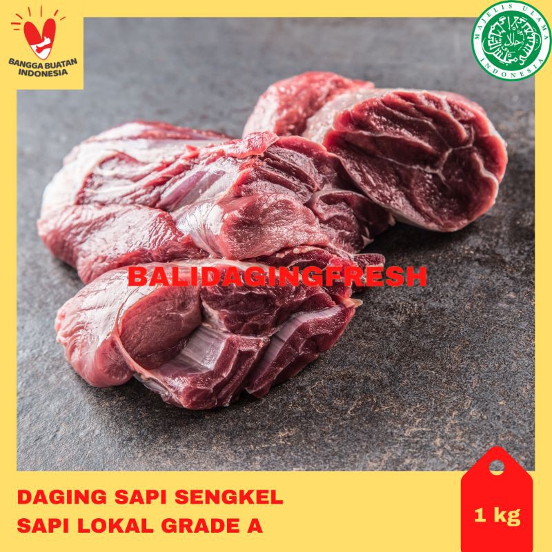 

Daging Sapi Sengkel 1 kg / Beef Shank / Shankel Lokal / Kisi Sapi