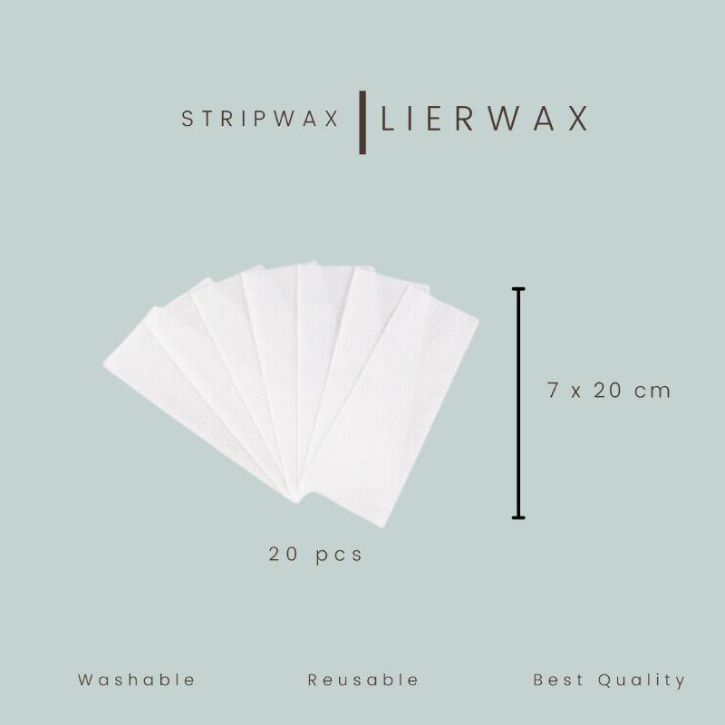 20 PCS KAIN WAXING / KERTAS WAXING / WAXING STRIPS TEBAL / KAIN PENARIK WAXING / STRIPER WAX / KAIN STRIP WAXING DEPILATORY PERONTOK BULU / REUSABLE / KAIN PENCABUT BULU / KERTAS WAXING 2 SISI BISA DICUCI ULANG