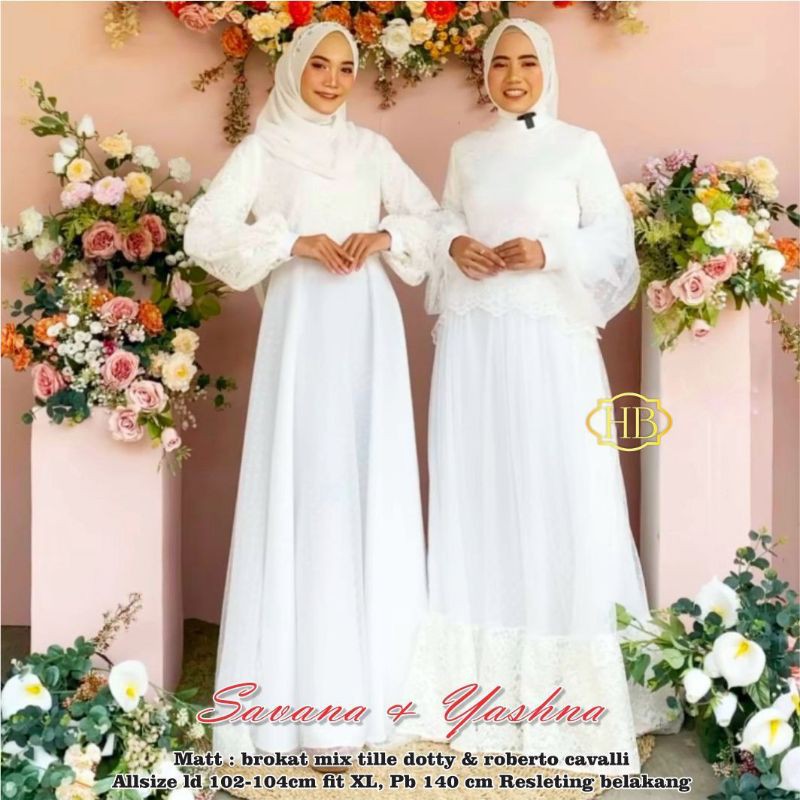 TERBARU GAMIS RAYA SAVANA DAN YASHNA BEST SELLER