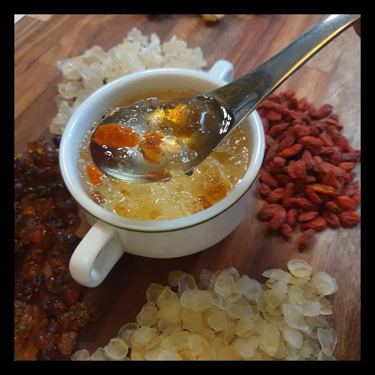 

NEW! PAKET PEACHGUM, BIJI TERATAI SALJU, SARANG BURUNG SALJU 3IN1 8 PORSI TERMURAH