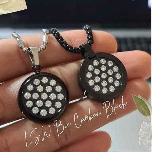 Promo Paket Kalung MCI Asli LSW Biocarbon 2 Black Kalung Kesehatan Original Kalung Kesehatan Pendant